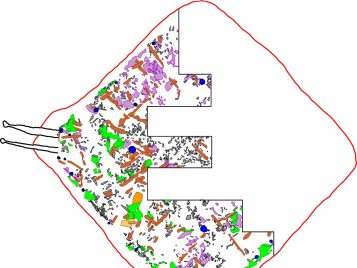 Line drawing of Structure 1 at Alto Pukara.